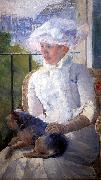 Mary Cassatt Young Girl at a Window oil on canvas